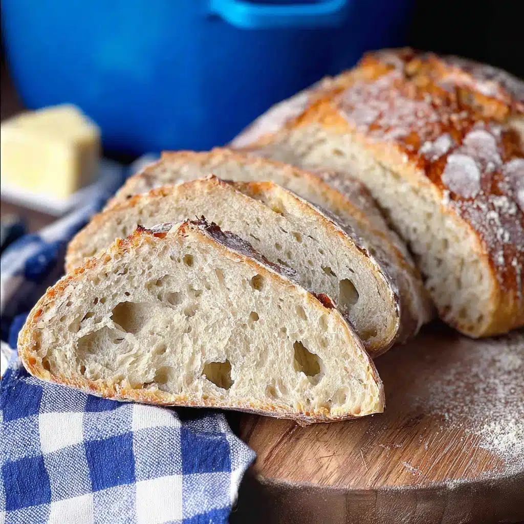 Dutch Oven No Knead Crusty Bread Recipe - Recipe Image