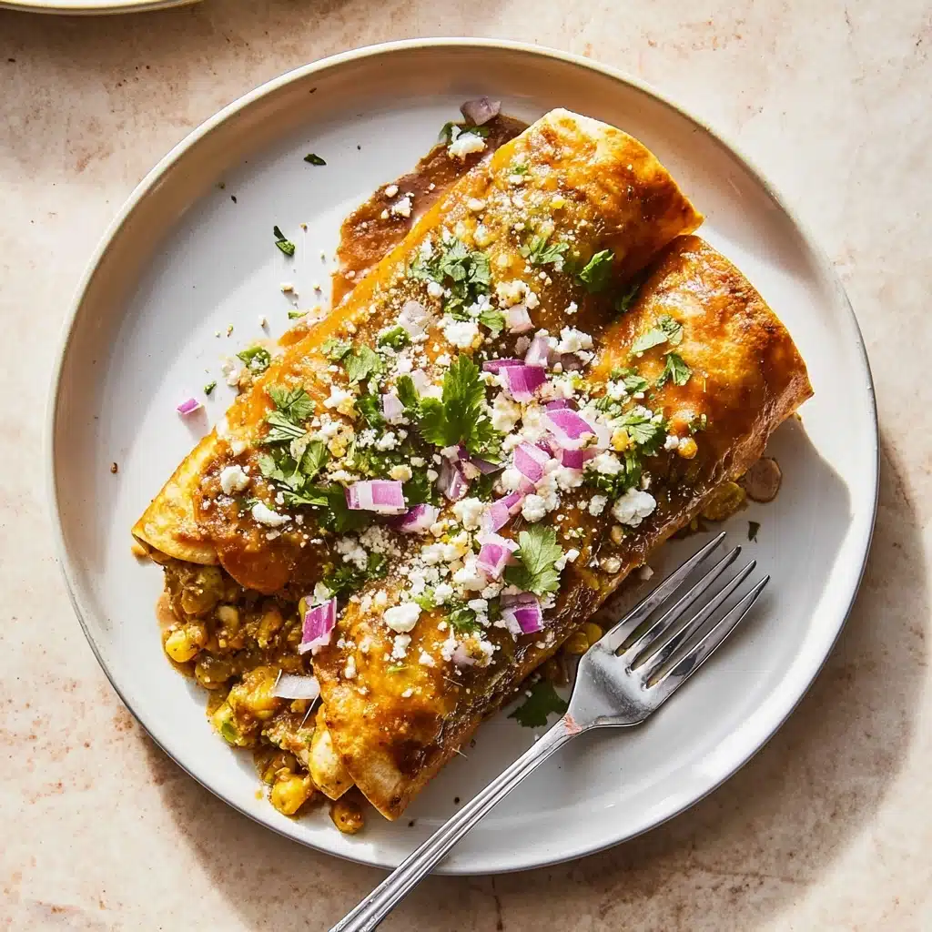 Easy Breakfast Enchiladas Recipe - Recipe Image