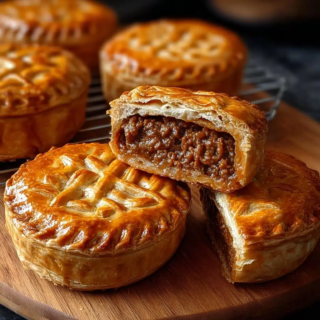 Australian Beef Party Pies (Mini Meat Pies) Recipe - Recipe Image