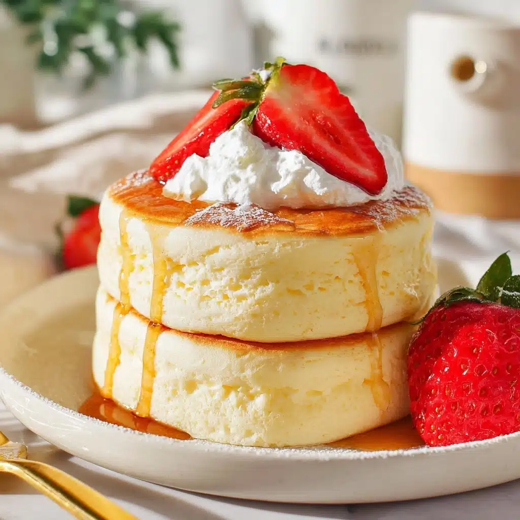Fluffy Japanese Soufflé Pancakes Recipe - Recipe Image