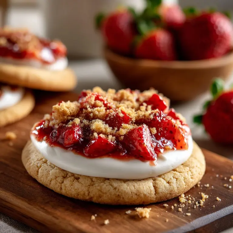 strawberry cheesecake cookies Recipe