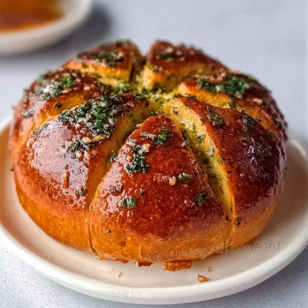 Korean Cream Cheese Garlic Bread Recipe - Recipe Image