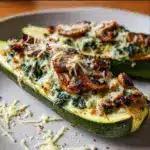 Spinach Mushroom Ricotta Stuffed Zucchini Recipe Magic Recipe