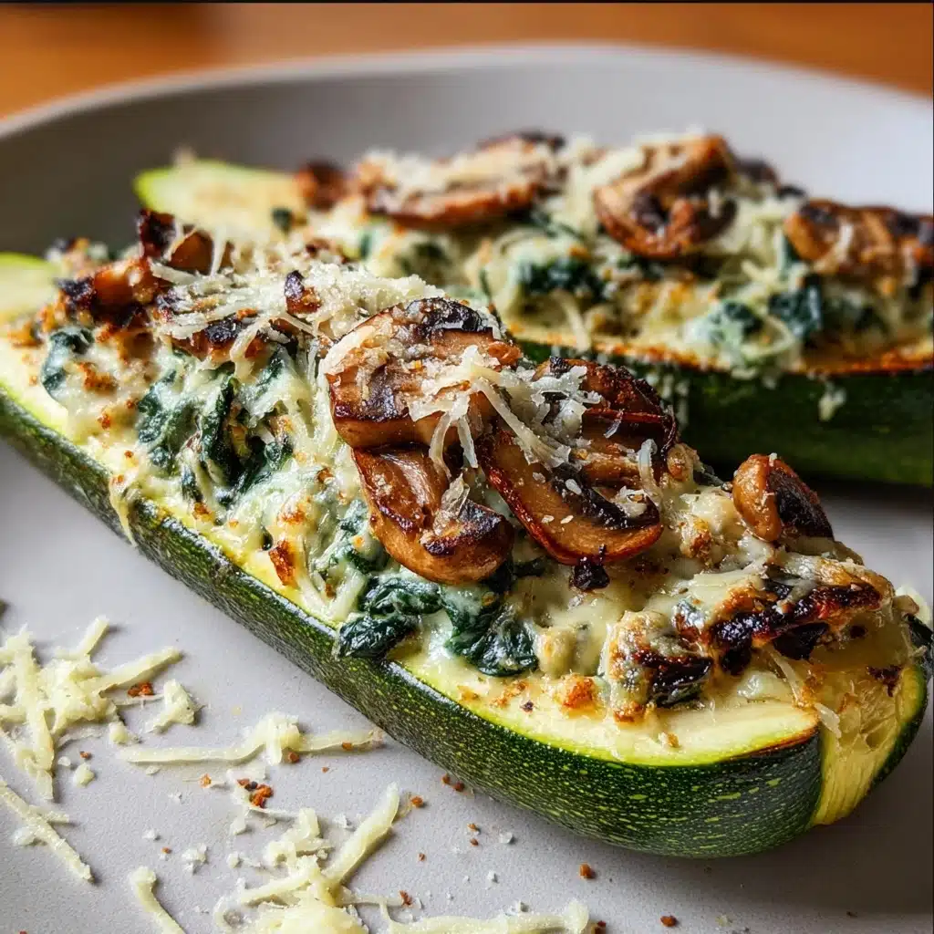 Spinach Mushroom Ricotta Stuffed Zucchini Recipe Magic Recipe