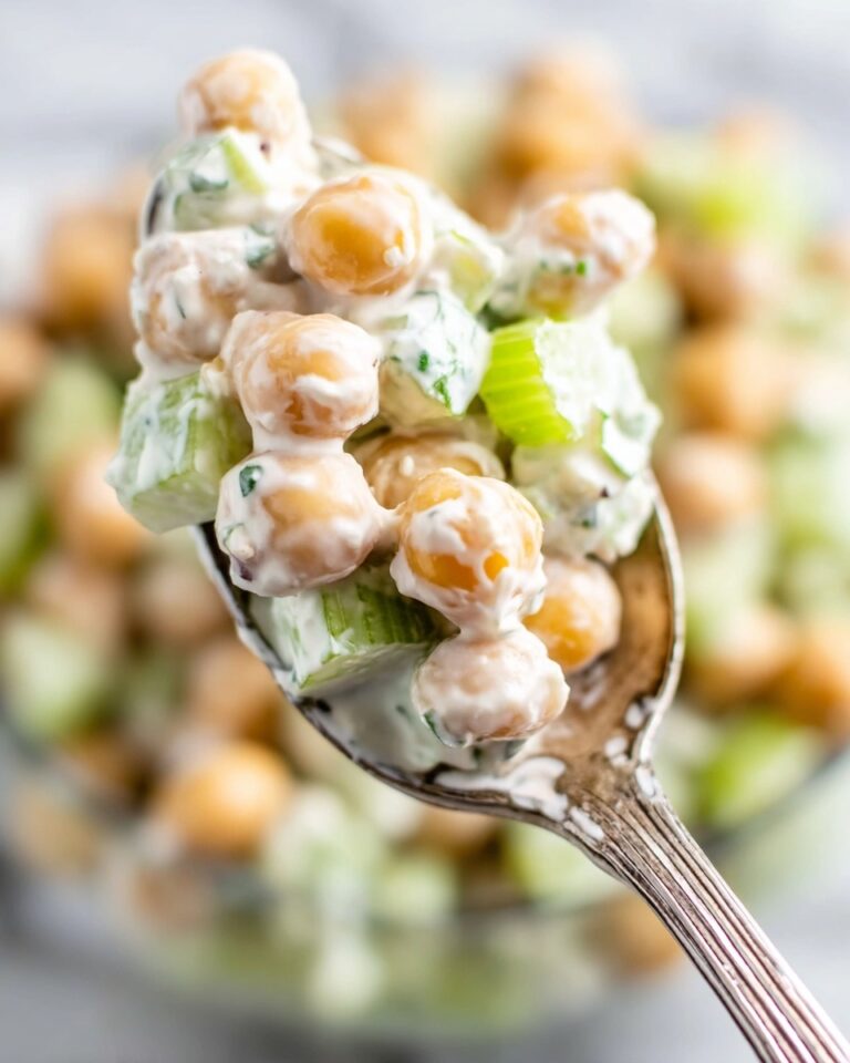 Creamy Chickpea Salad Recipe