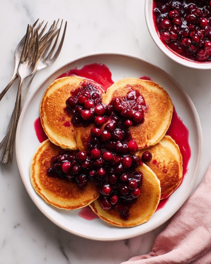 Lemon Poppyseed Pancakes with Blueberry Sauce Recipe