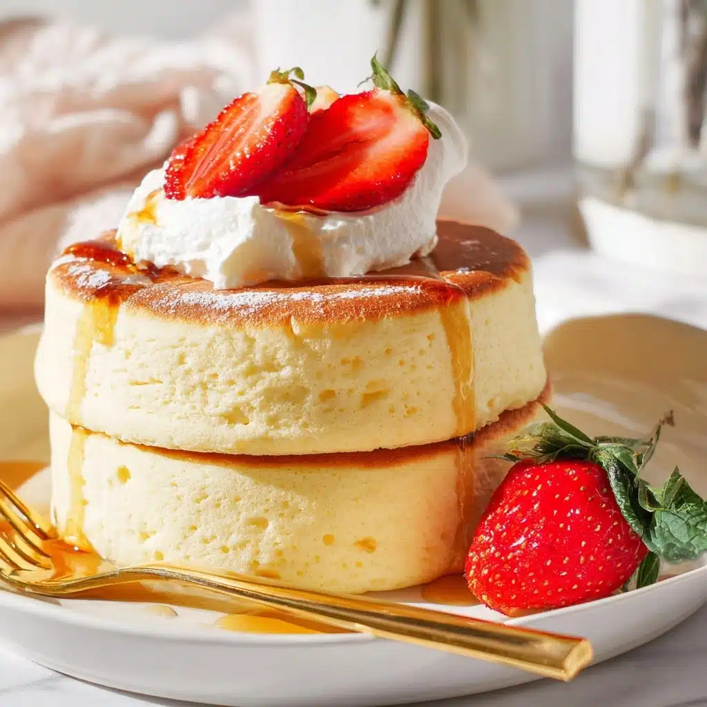 Fluffy Japanese Soufflé Pancakes Recipe - Recipe Image