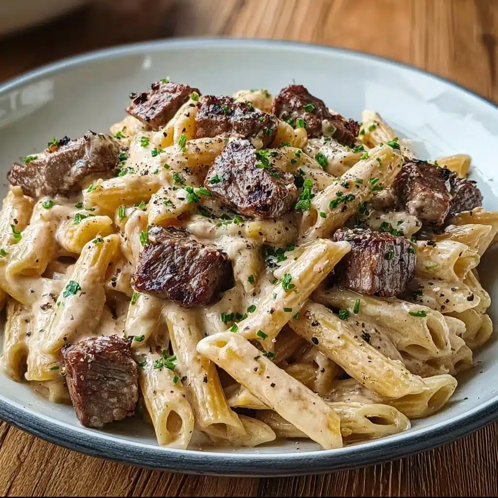 Creamy Steak Pasta: A Comforting Dinner Classic Recipe - Recipe Image