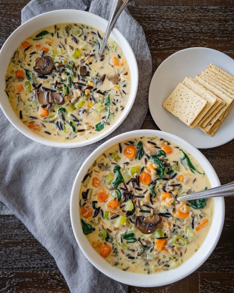 Cozy & Creamy Wild Rice Soup Recipe