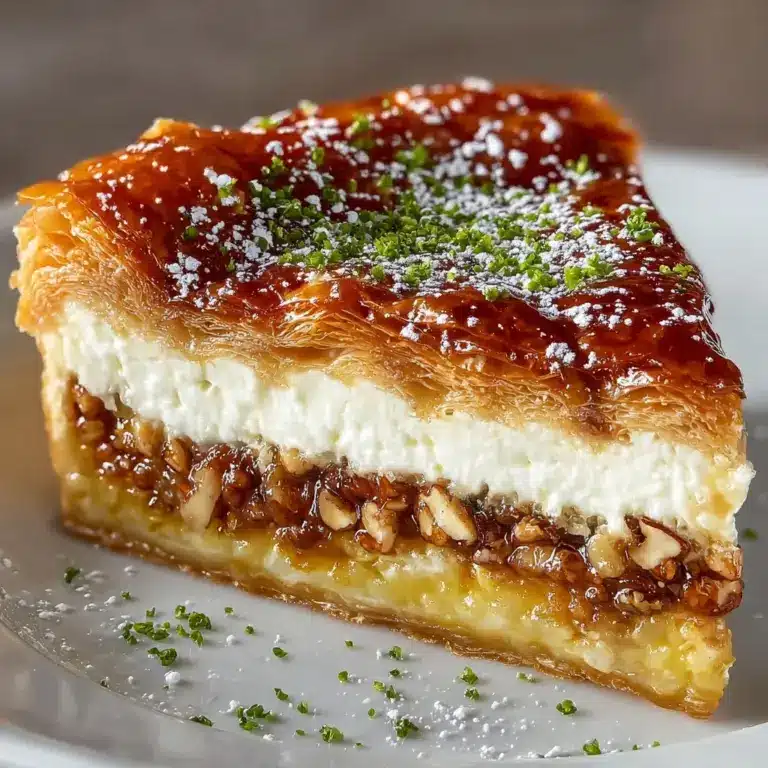 Greek Honey Pie Recipe