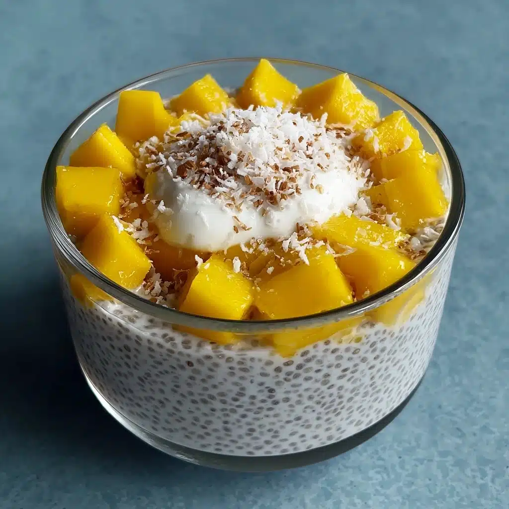 Easy Mango Coconut Chia Seed Pudding Recipe