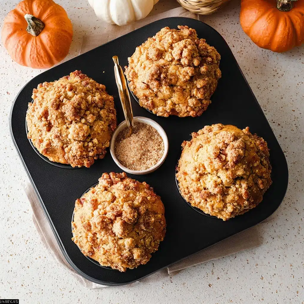 Small Batch Apple Pumpkin Streusel Muffins Recipe - Recipe Image