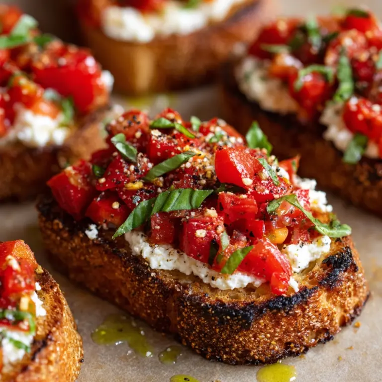 Classic Italian Bruschetta Recipe