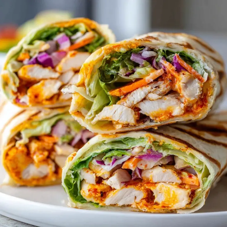 Buffalo Chicken Wraps Recipe