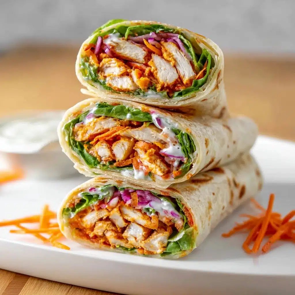Buffalo Chicken Wraps Recipe - Recipe Image