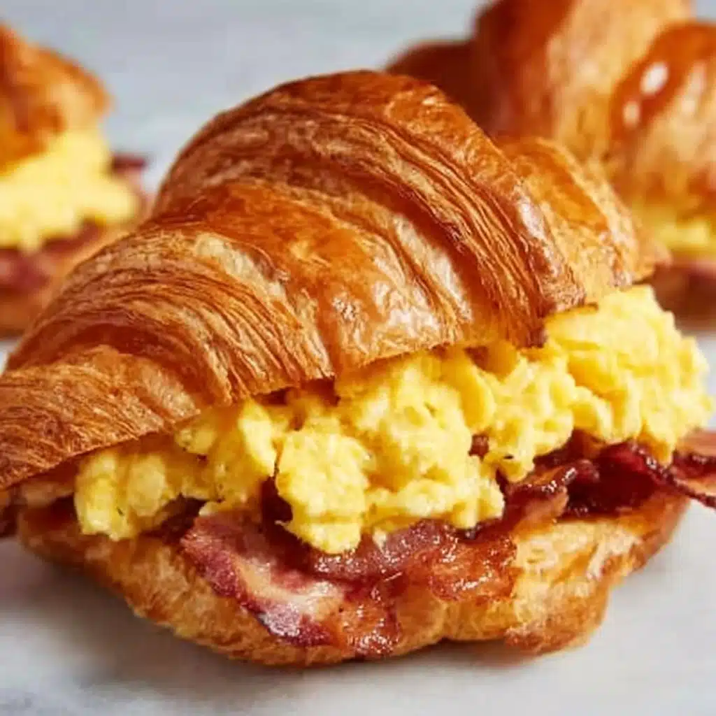 Croissant Breakfast Sandwiches Recipe - Recipe Image