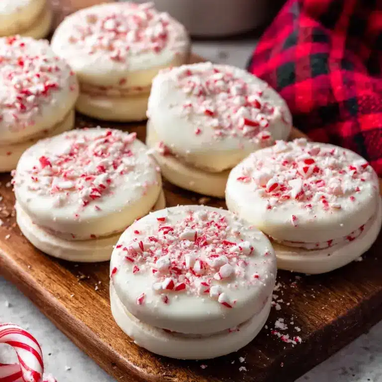 Peppermint Bark Oreos Recipe
