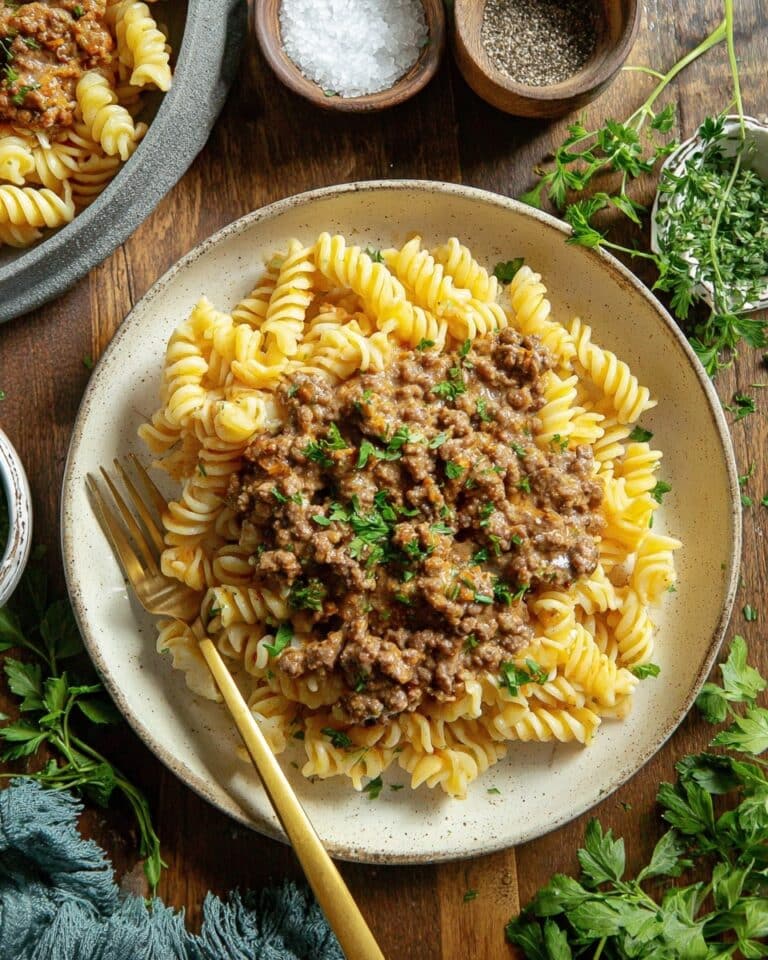 Gluten-Free Dairy-Free Ground Beef Stroganoff Recipe
