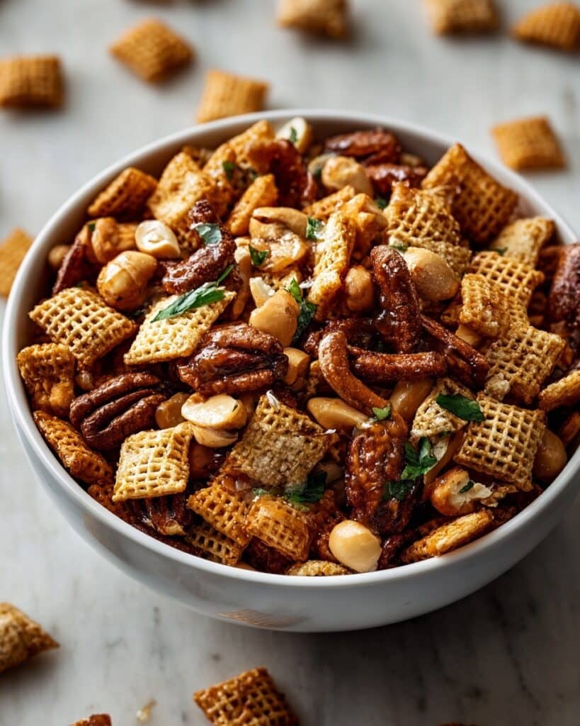 Sweet & Salty Toffee Chex Mix Recipe