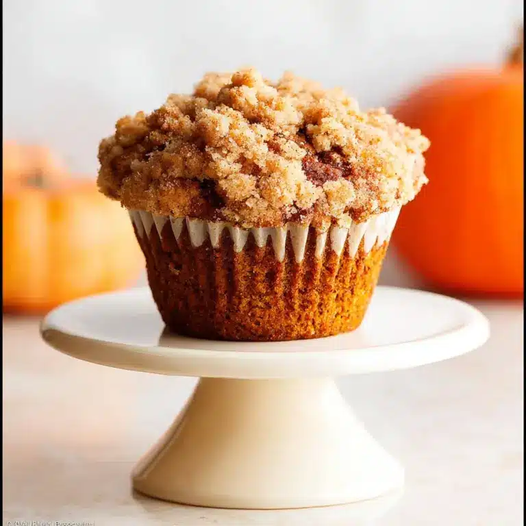 Small Batch Apple Pumpkin Streusel Muffins Recipe