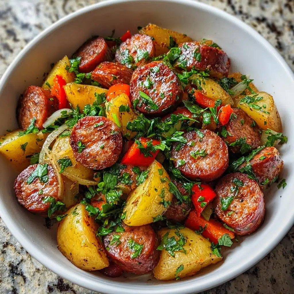 Sausage and Potatoes Skillet Recipe - Recipe Image