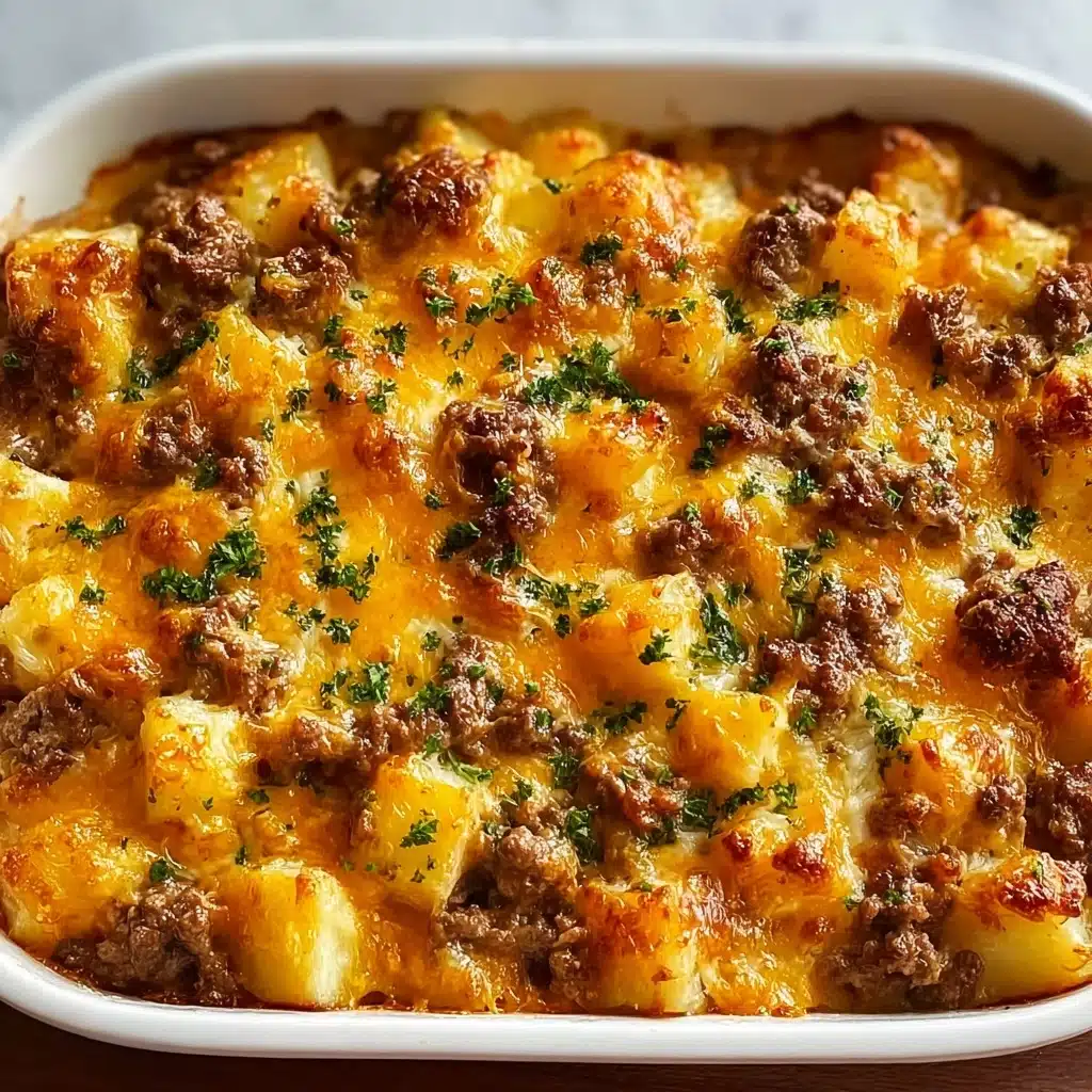 Spread half of the sliced potatoes in an even layer on the bottom Recipe