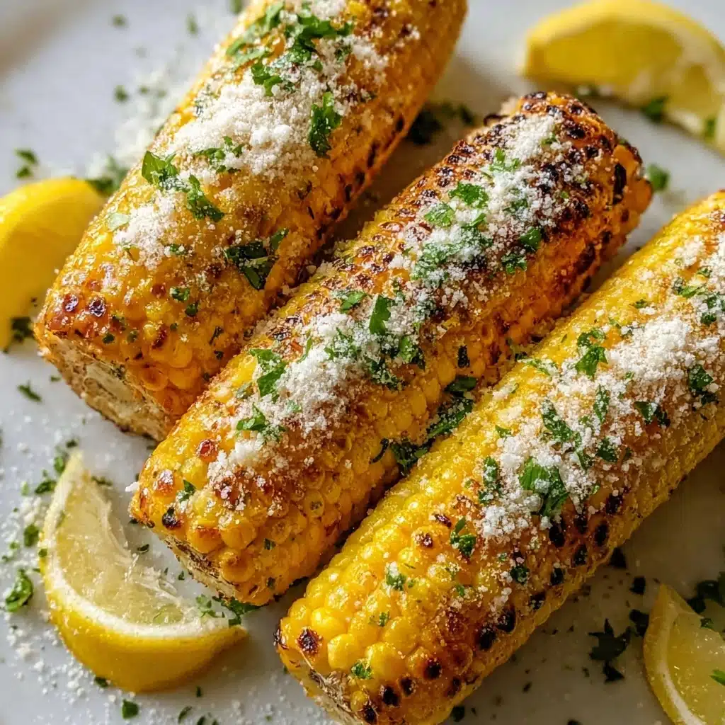 Butter Garlic Parmesan Corn on the Cob Recipe