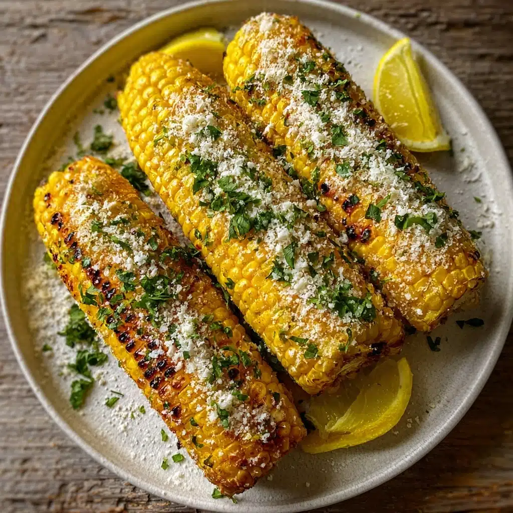 Butter Garlic Parmesan Corn on the Cob Recipe - Recipe Image