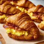 Croissant Breakfast Sandwiches Recipe