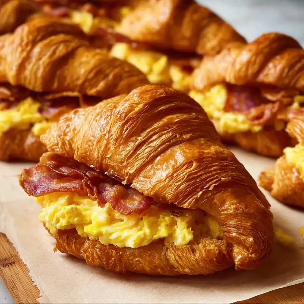 Croissant Breakfast Sandwiches Recipe