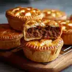 Australian Beef Party Pies (Mini Meat Pies) Recipe