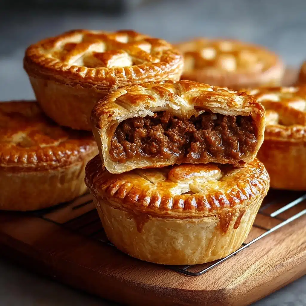 Australian Beef Party Pies (Mini Meat Pies) Recipe - Recipe Image