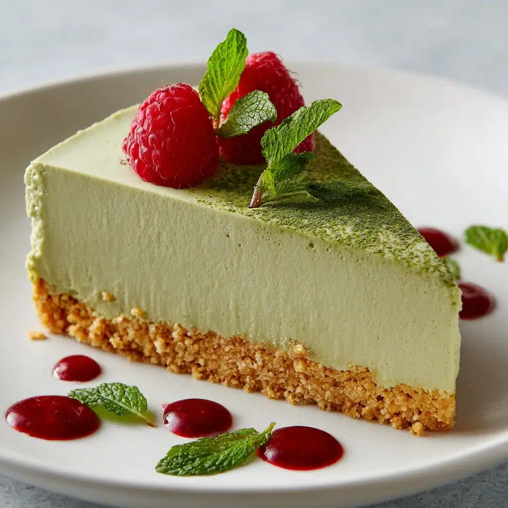 Original Matcha Japanese Cheesecake Recipe - Recipe Image