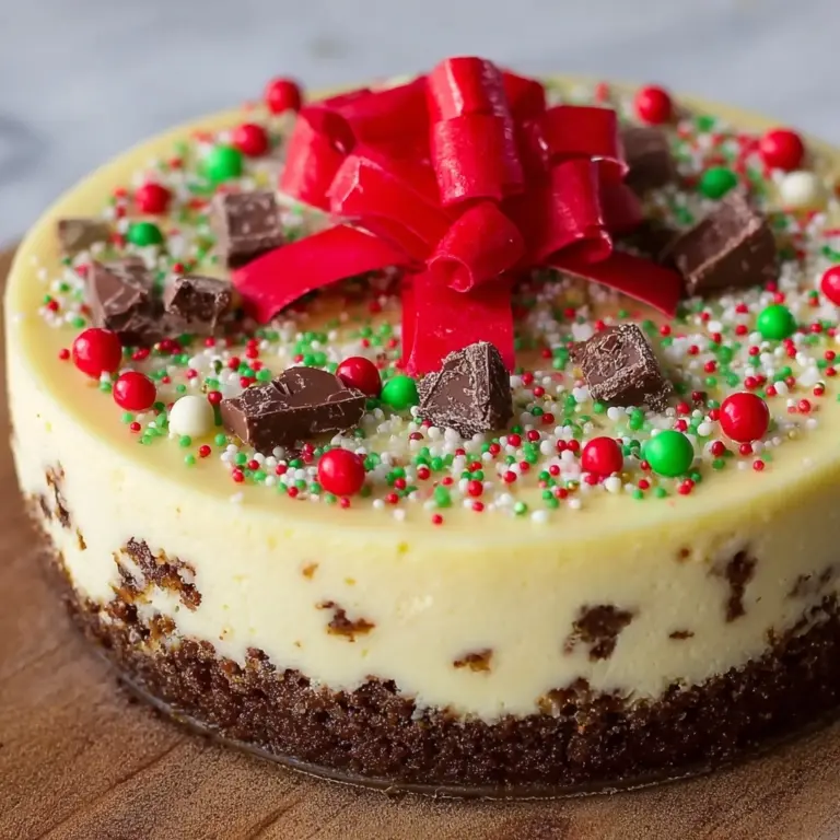 Christmas Sugar Cookie Cheesecake Recipe