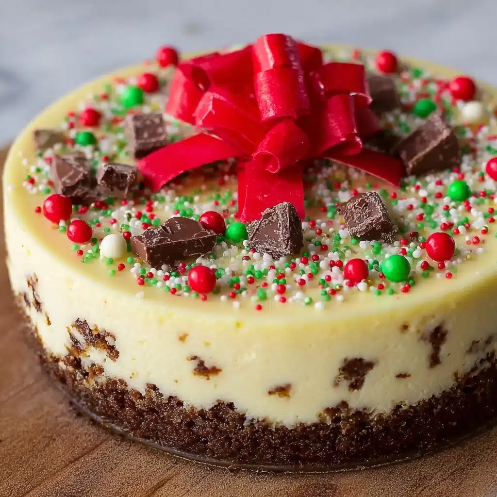 Christmas Sugar Cookie Cheesecake Recipe