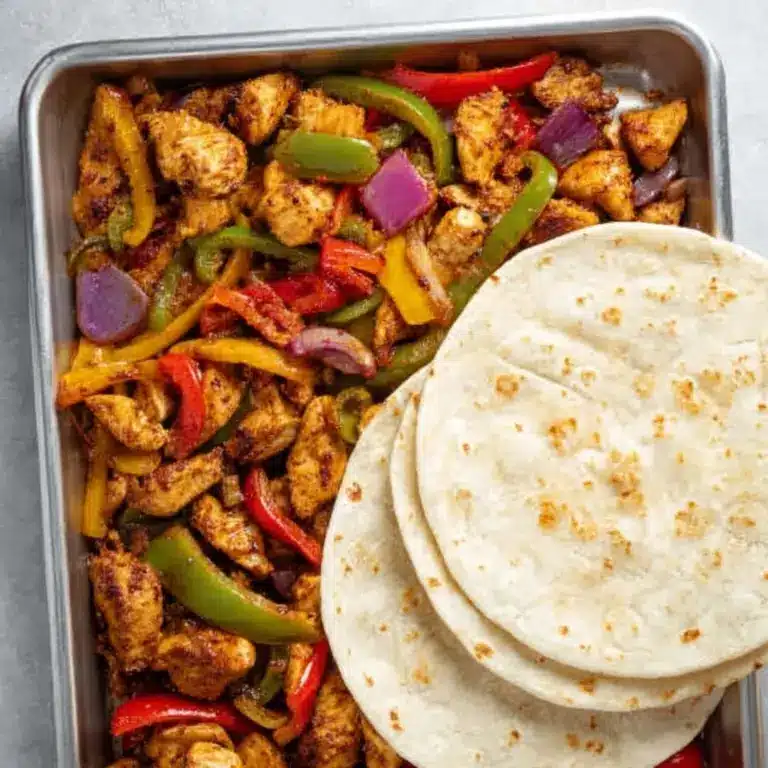 Sheet Pan Chicken Fajitas Recipe