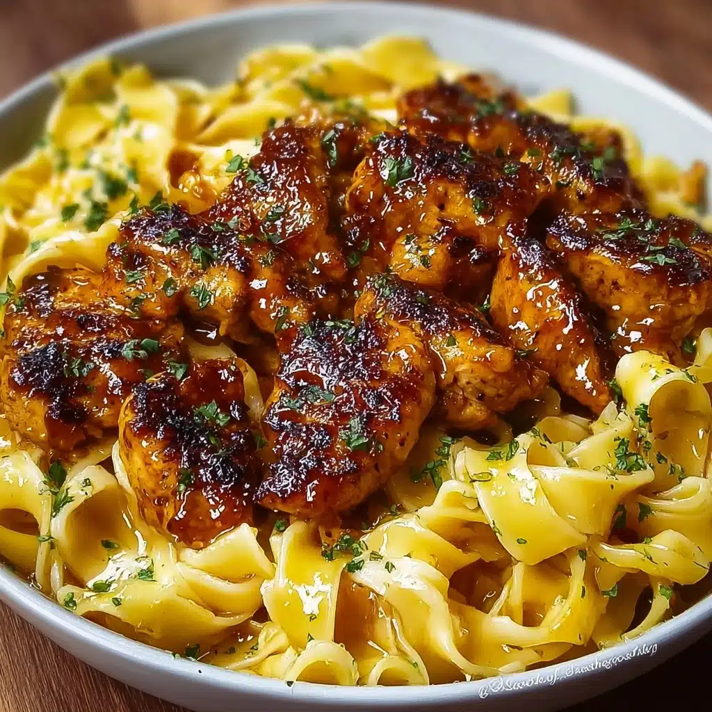 Spicy Cajun Honey Butter Chicken Pasta Recipe