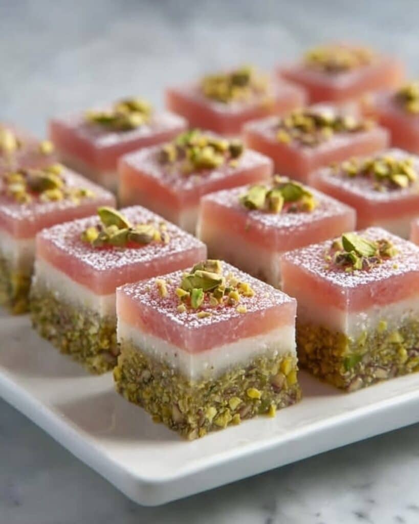 Turkish Delight with Rosewater and Pistachios (Lokum) Recipe