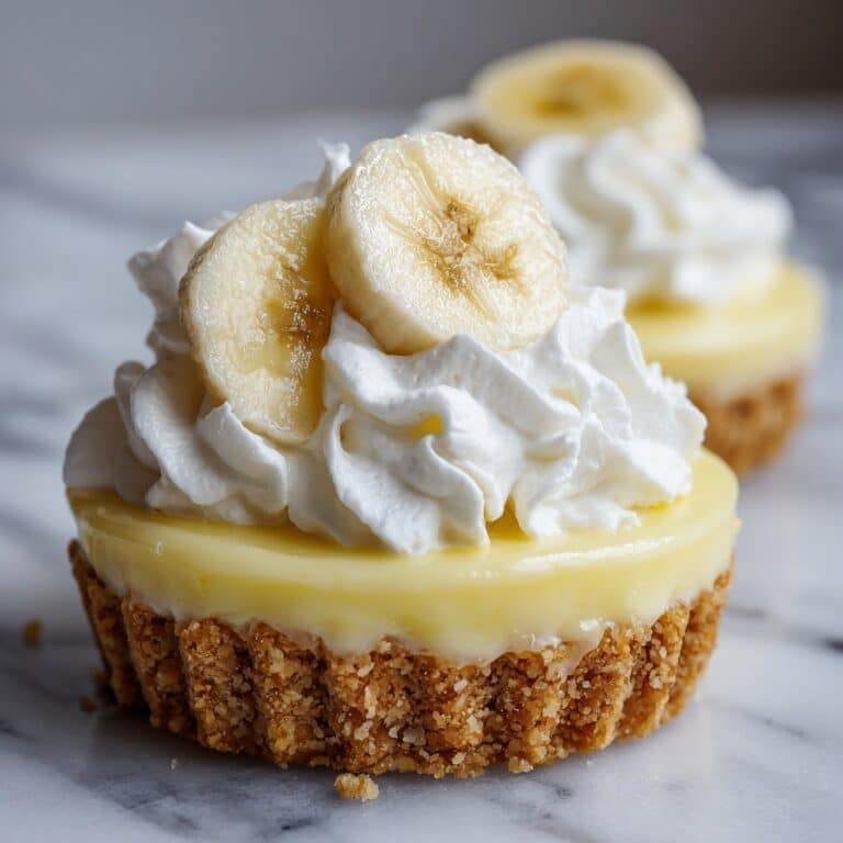No-Bake Mini Banana Cream Pies Recipe