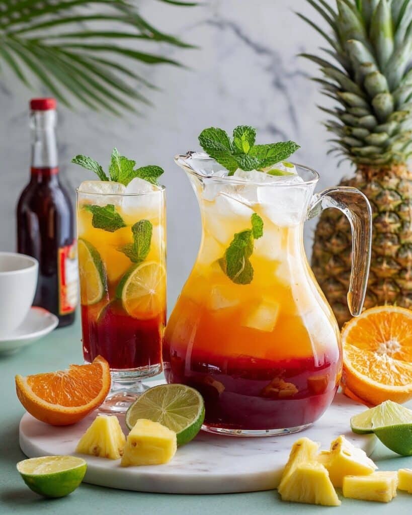 Tropical Breeze Punch Mocktail Recipe