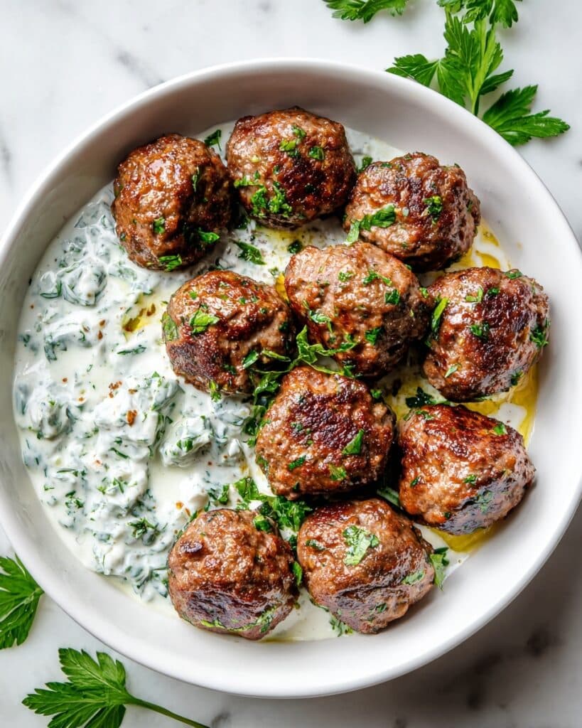 Keto Greek Meatballs (Keftedes) Recipe