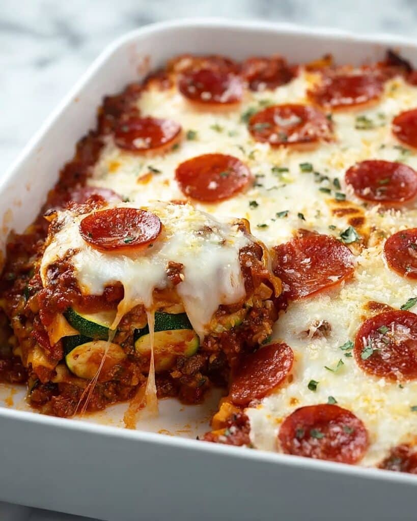 Family-Favorite Zucchini Pizza Casserole Recipe