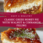 Greek Honey Pie Recipe