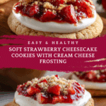 strawberry cheesecake cookies Recipe