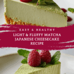 Original Matcha Japanese Cheesecake Recipe
