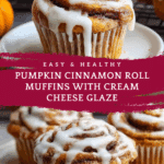Pumpkin Cinnamon Roll Muffins Recipe