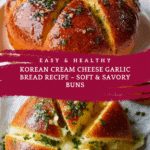 Korean Cream Cheese Garlic Bread Recipe