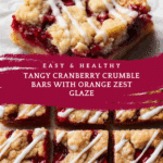 Cranberry Crumble Bars Recipe
