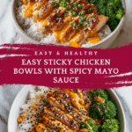 Sticky Chicken Bowls Recipe