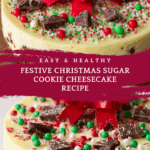 Christmas Sugar Cookie Cheesecake Recipe